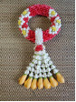 Vintage Flower Garland  clay 